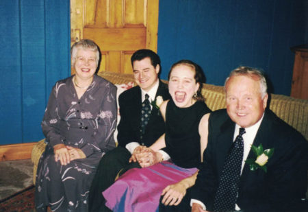 Wedding day, Oct. 23, 1999.